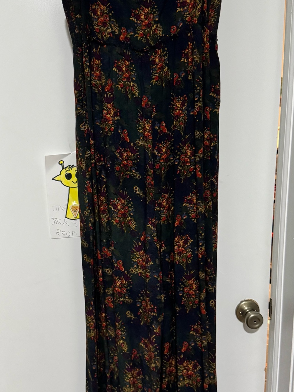 NWT Natural Life Gabi Jumpsuit - Navy Red Floral size Large - Picture 5 of 14